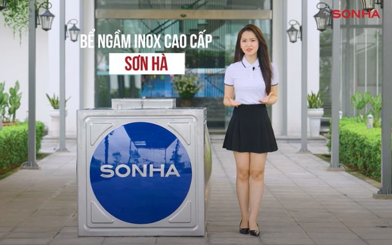 Bể ngầm inox 5000L — trưng bày