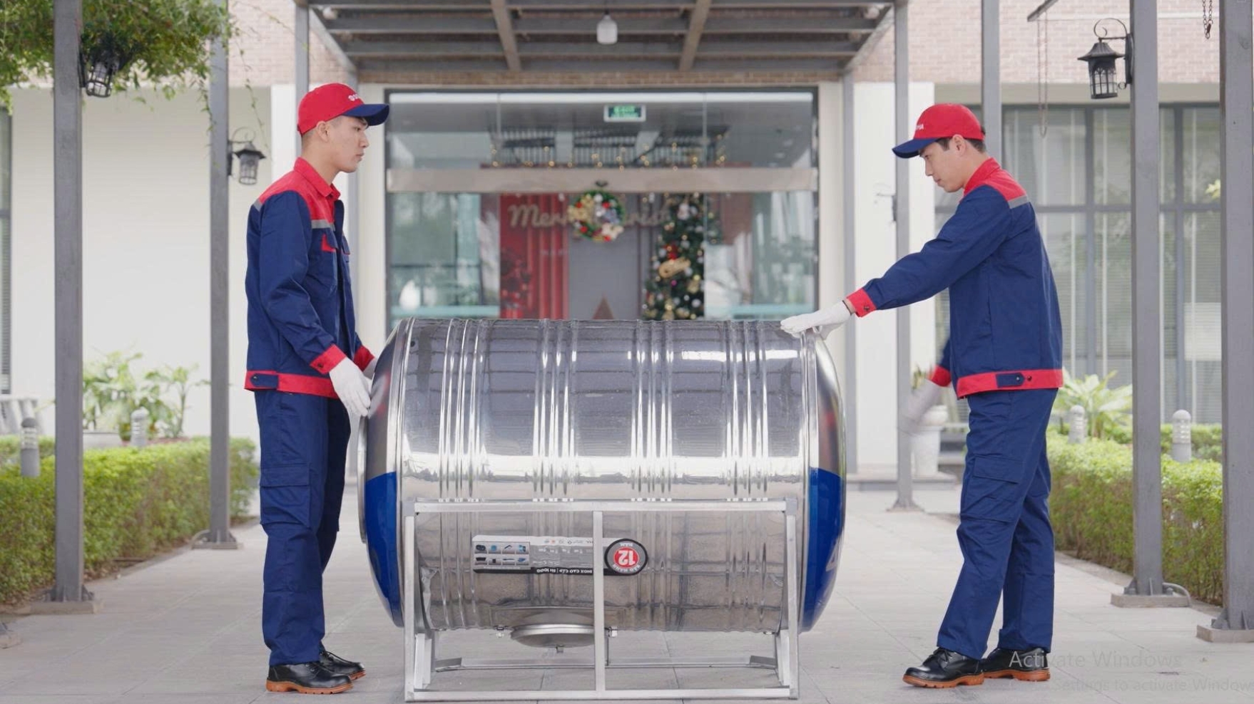 lắp đặt bồn nước inox