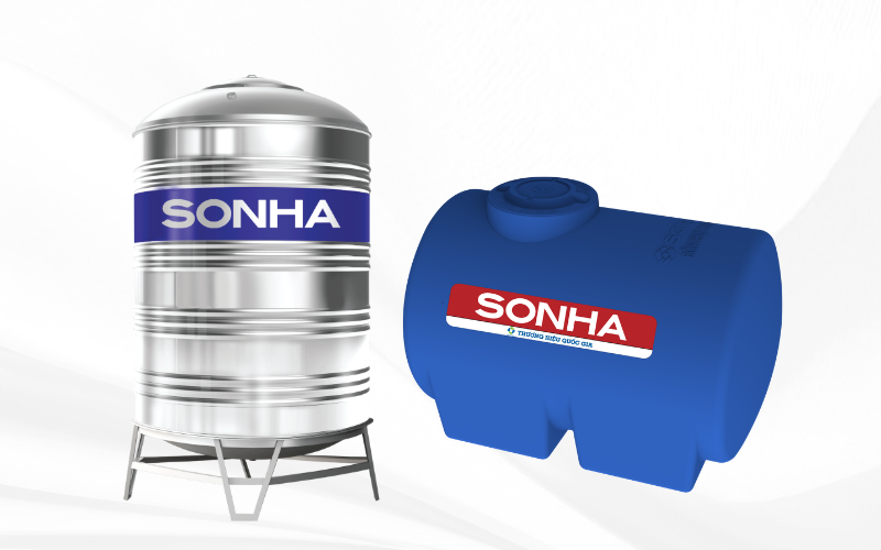 Bồn nước inox hay bồn nhựa? So sánh chi tiết và cách lựa chọn phù hợp