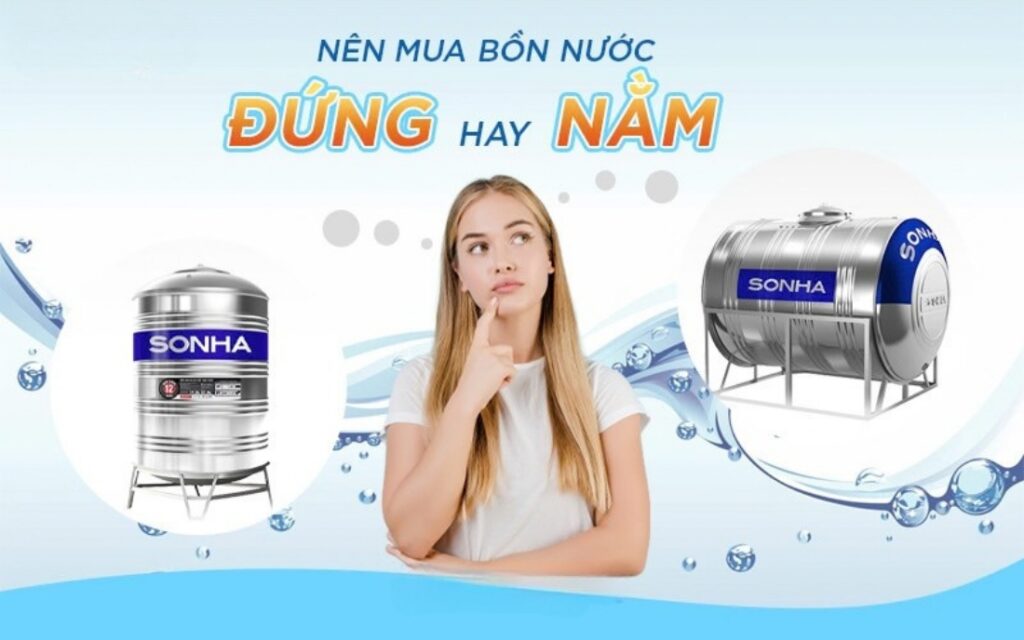 Bồn inox 1000L Sơn Hà: Kích thước, giá và cách chọn phù hợp